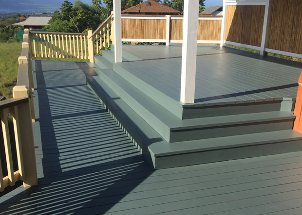 Restored Wood Deck