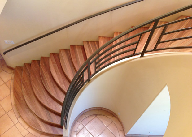 Eucalyptus hardwood stairs