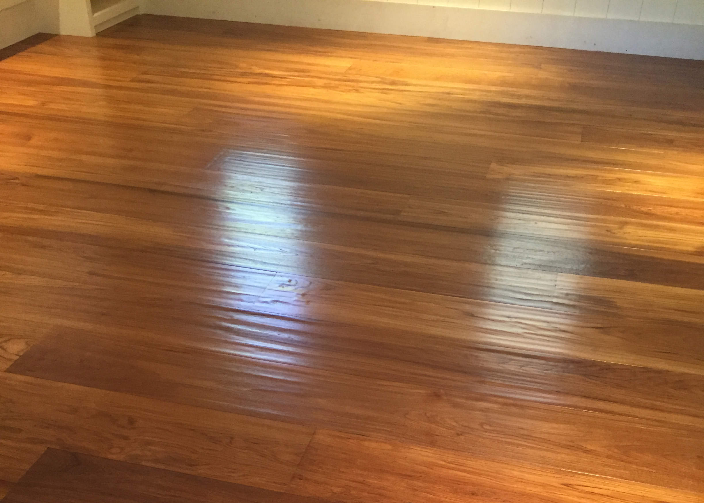 Teak Handscraped Hardwood Flooring in Wailea Maui