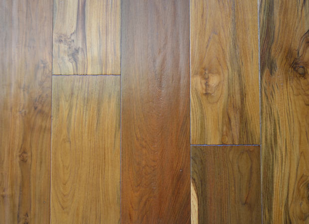 Teak Handscraped Hardwood